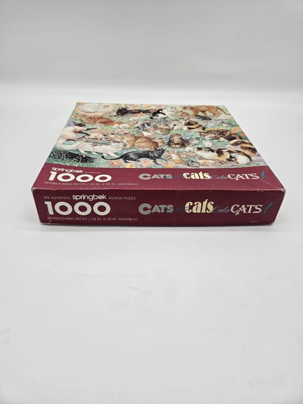 VTG Springbok Cats Cats Cats Cats 1000 Piece Jigsaw Puzzle 24" x 30" PZL6117