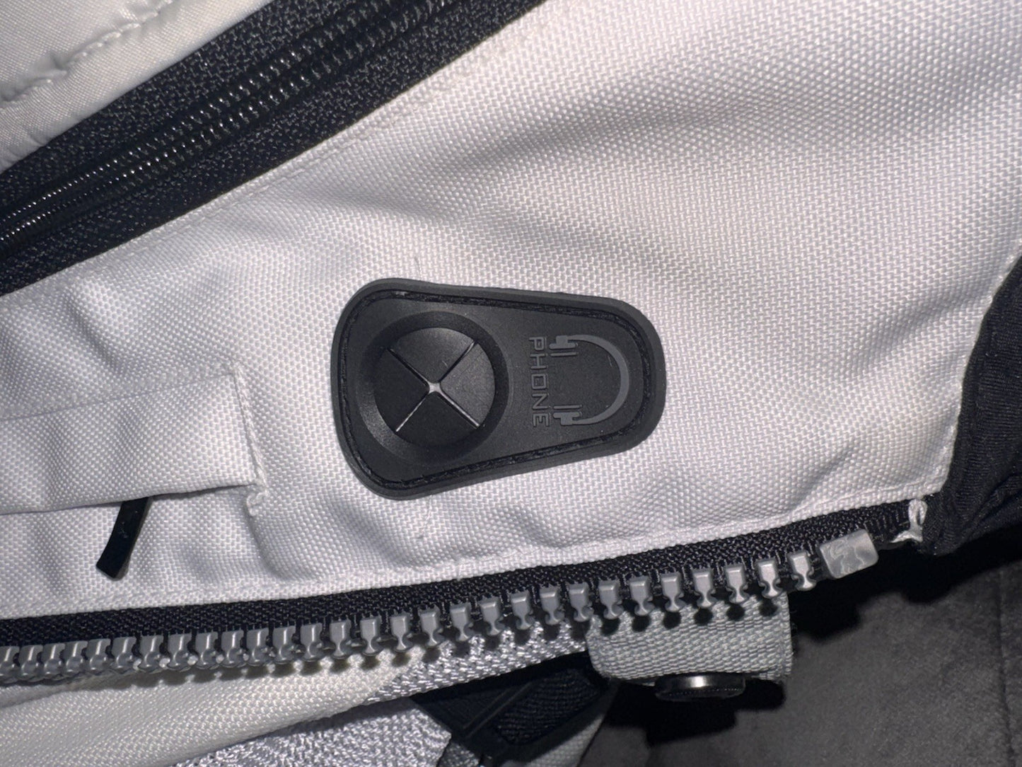 Castle Streetwear Women's Padded Motorcycle Jacket Textile Grey/White Size 12