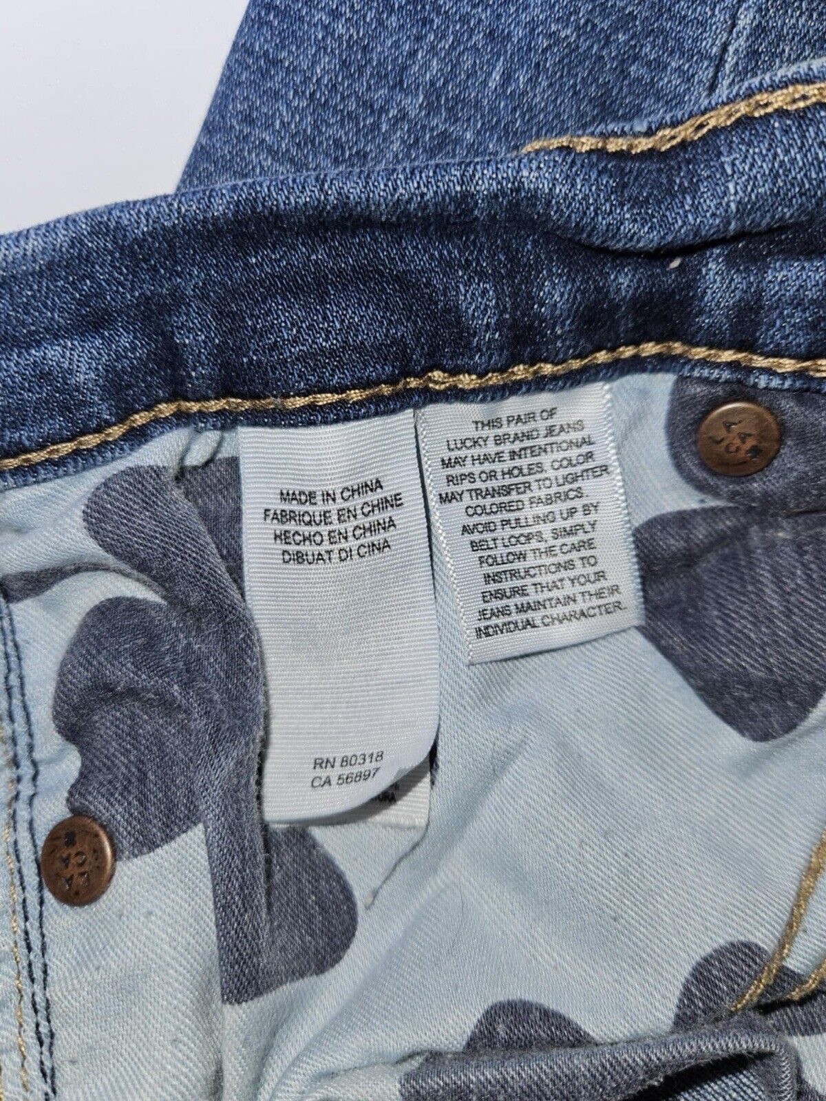 LUCKY BRAND Jeans Women’s 4/27 Charlie Skinny Made In USA