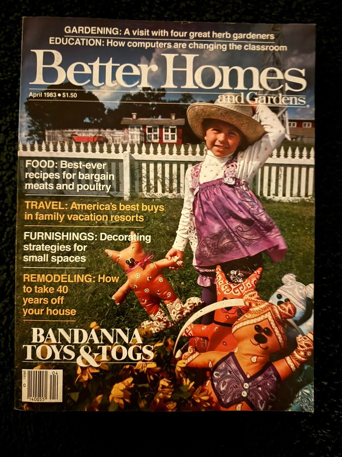 Vintage 1980's Better Homes and Gardens Magazines Lot of 12 Recipes - Adverising