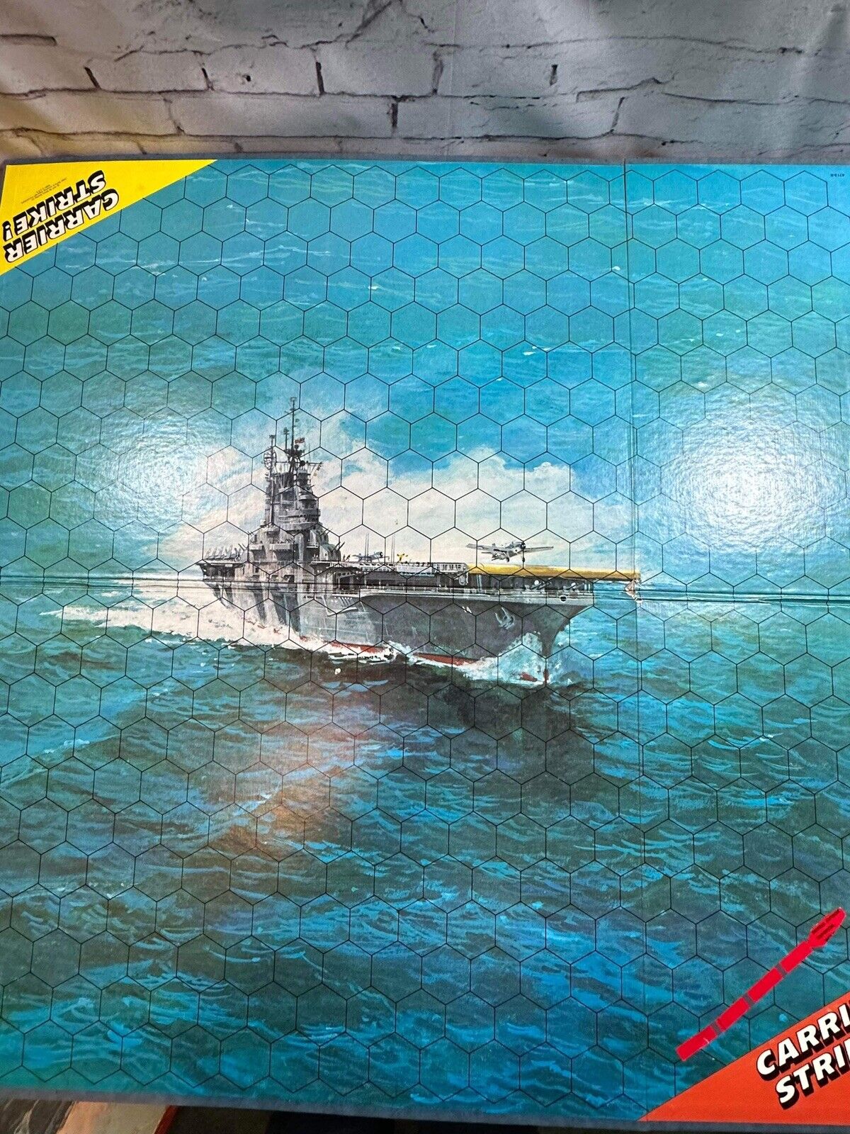 VINTAGE 1977 CARRIER STRIKE! NAVAL STRATEGY BOARD GAME MILTON BRADLEY VGM