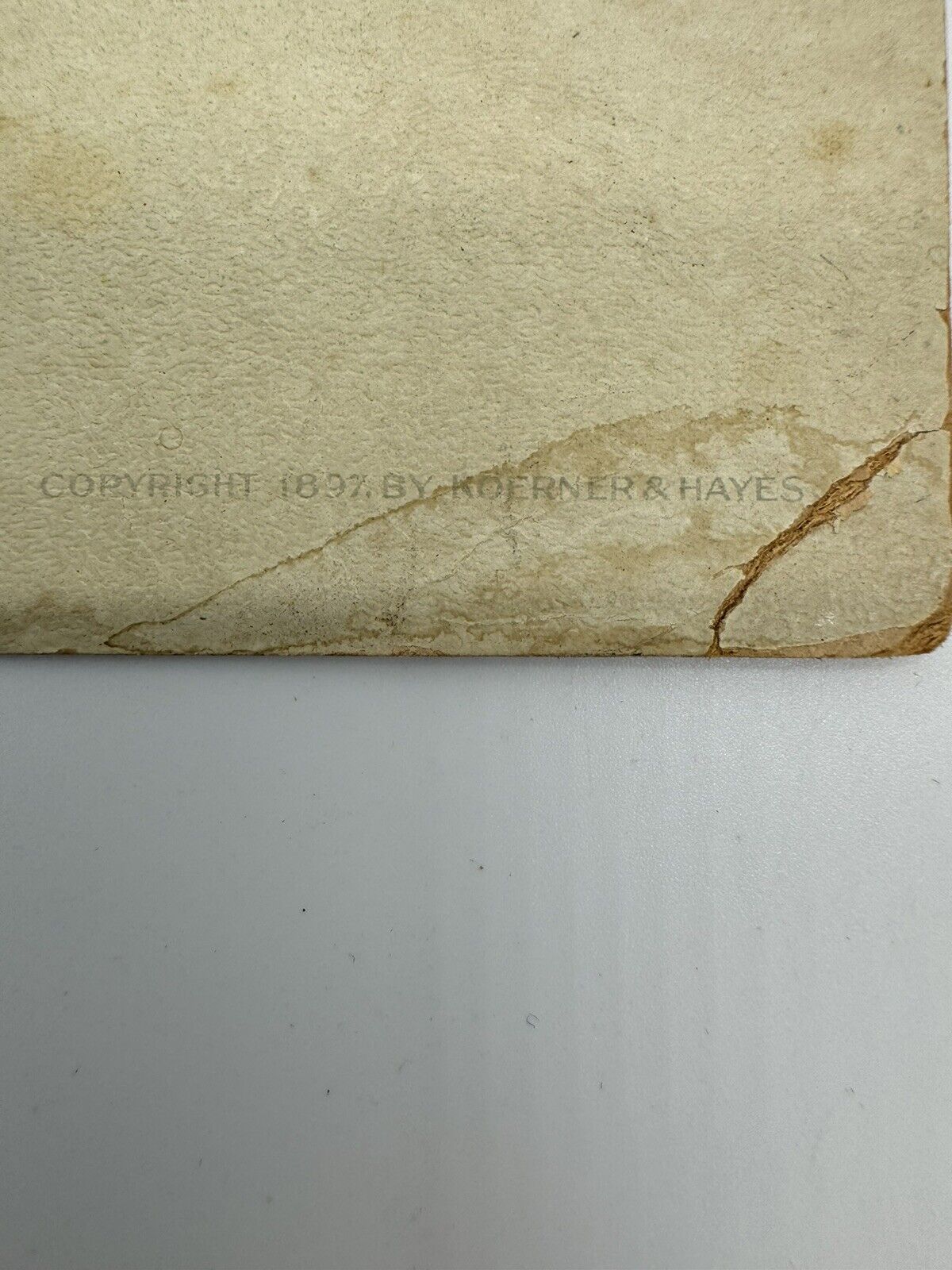 1887 Scotts Palister. Pussell & Co. Calendar Grandmother w/ Children advertising