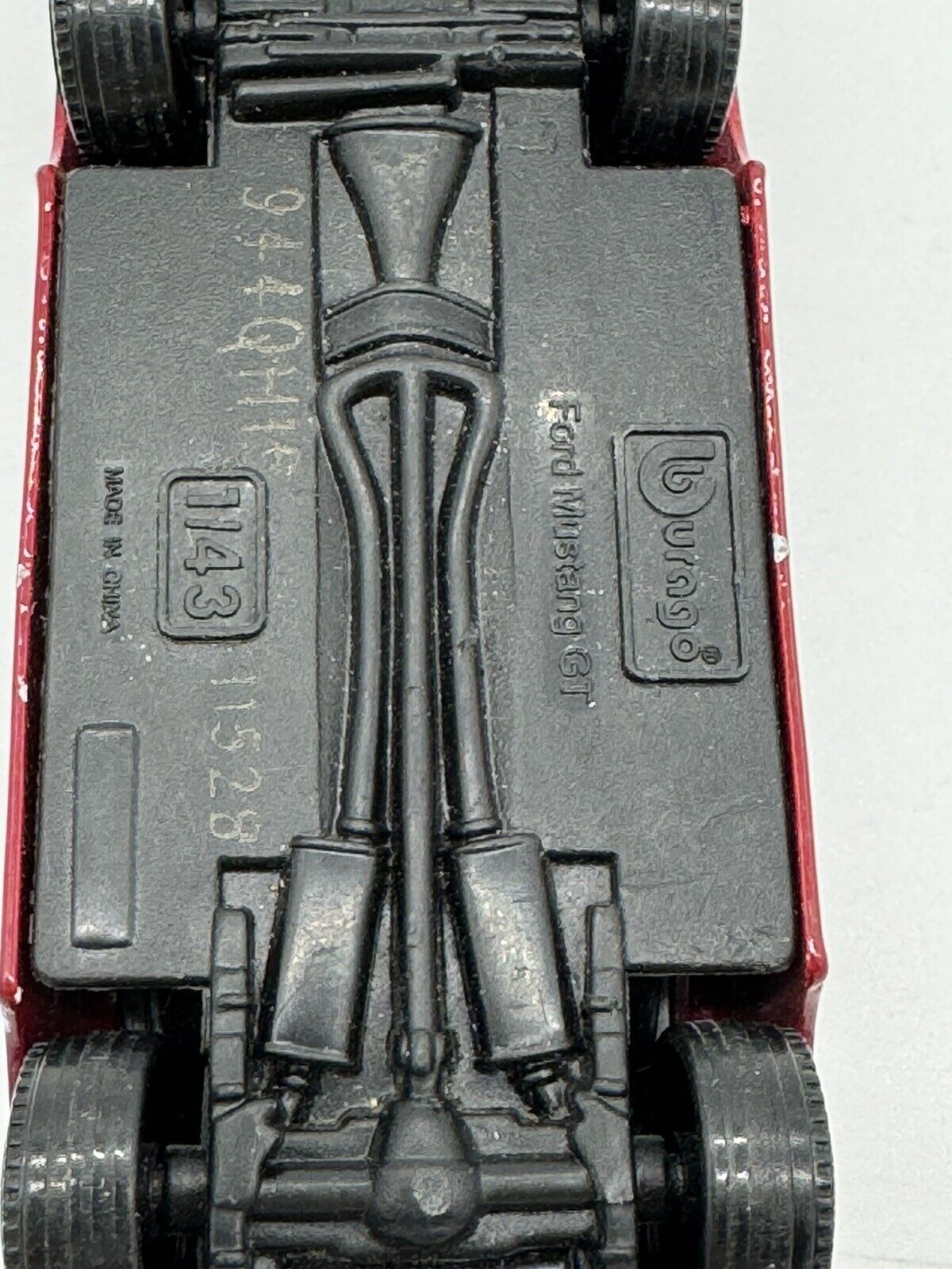 Burago  Red Ford Mustang GT Fastback 1:43 Scale Diecast