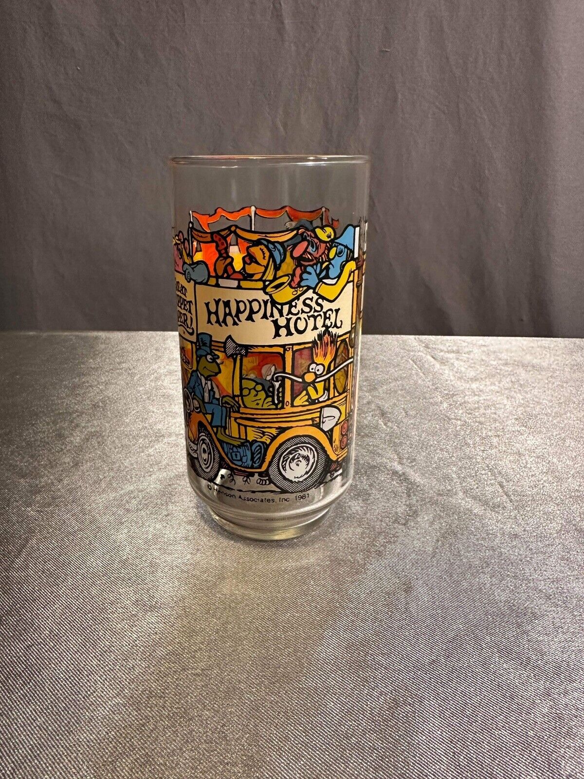 Lot Of 4 Great Mupet Caper Glass / Cup Set VDSH