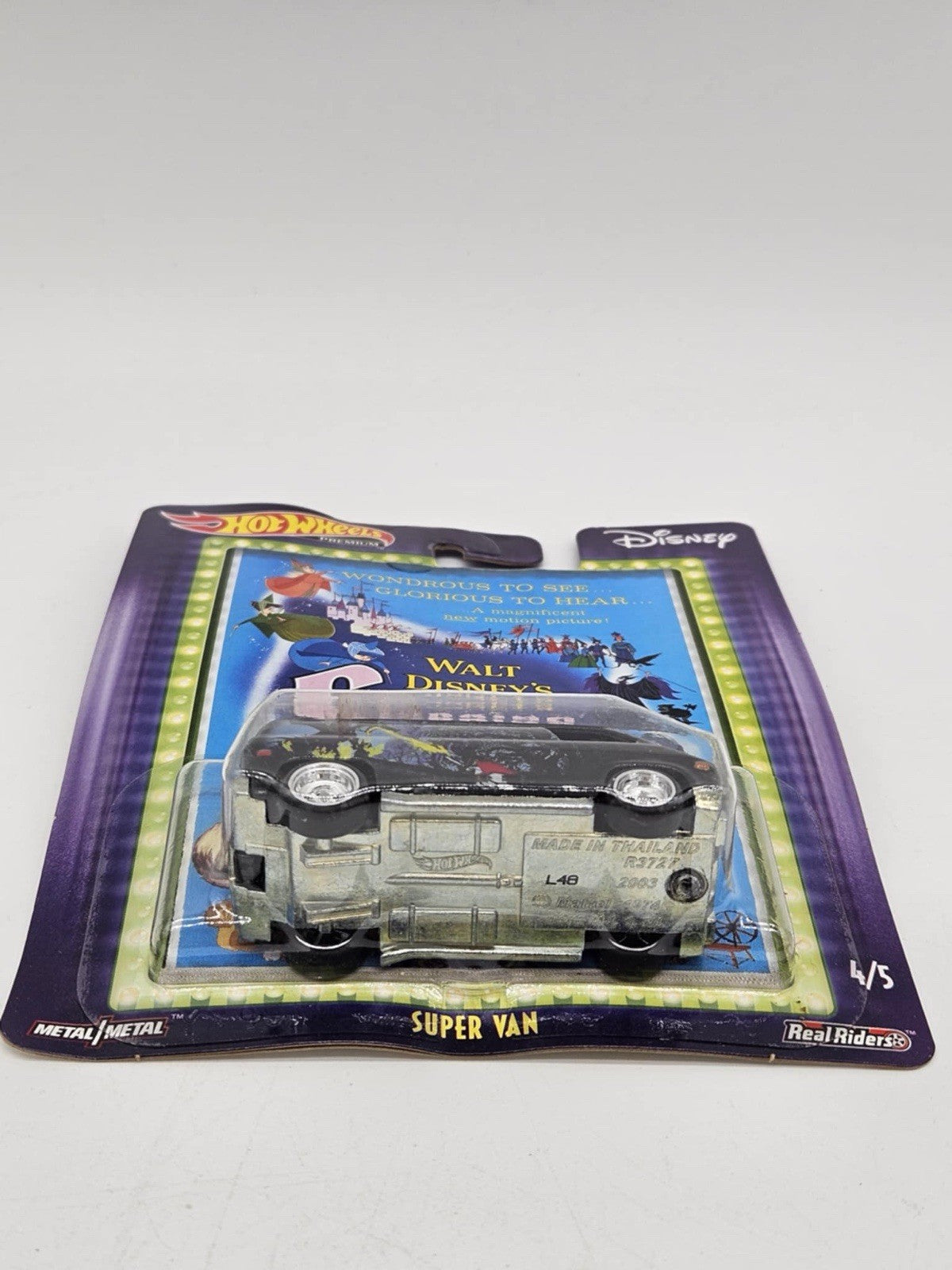 Hot Wheels 2019 Pop Culture Walt Disney's Sleeping Beauty Super Van Real Riders