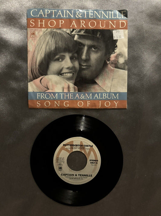 CAPTAIN & TENNILLE - Shop Around / Song Of Joy - Vinyl 45rpm 1976 A&M 1817-S