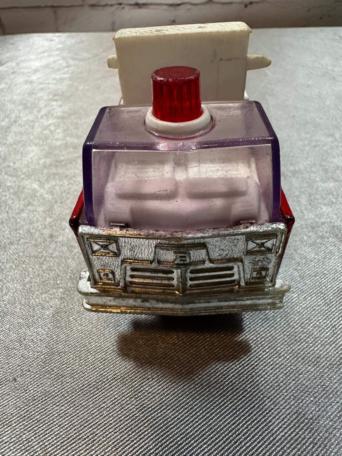 Vintage Buddy L Fire Truck Red 5.25” Long VTY 002