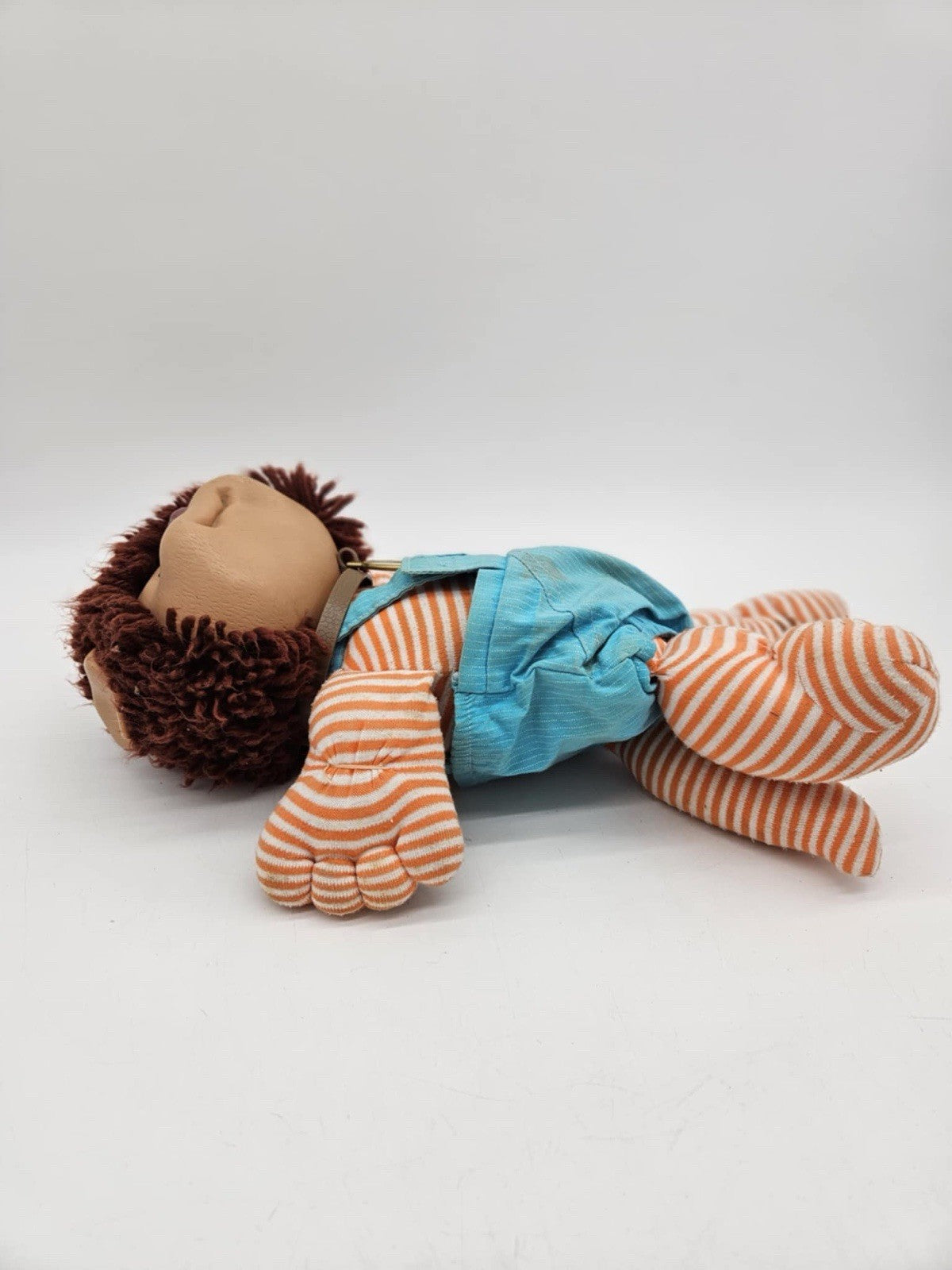 Cabbage Patch Kids CPK Koosas Dog Doll 15” Orange Stripe Stripe Vtg 80s 1983
