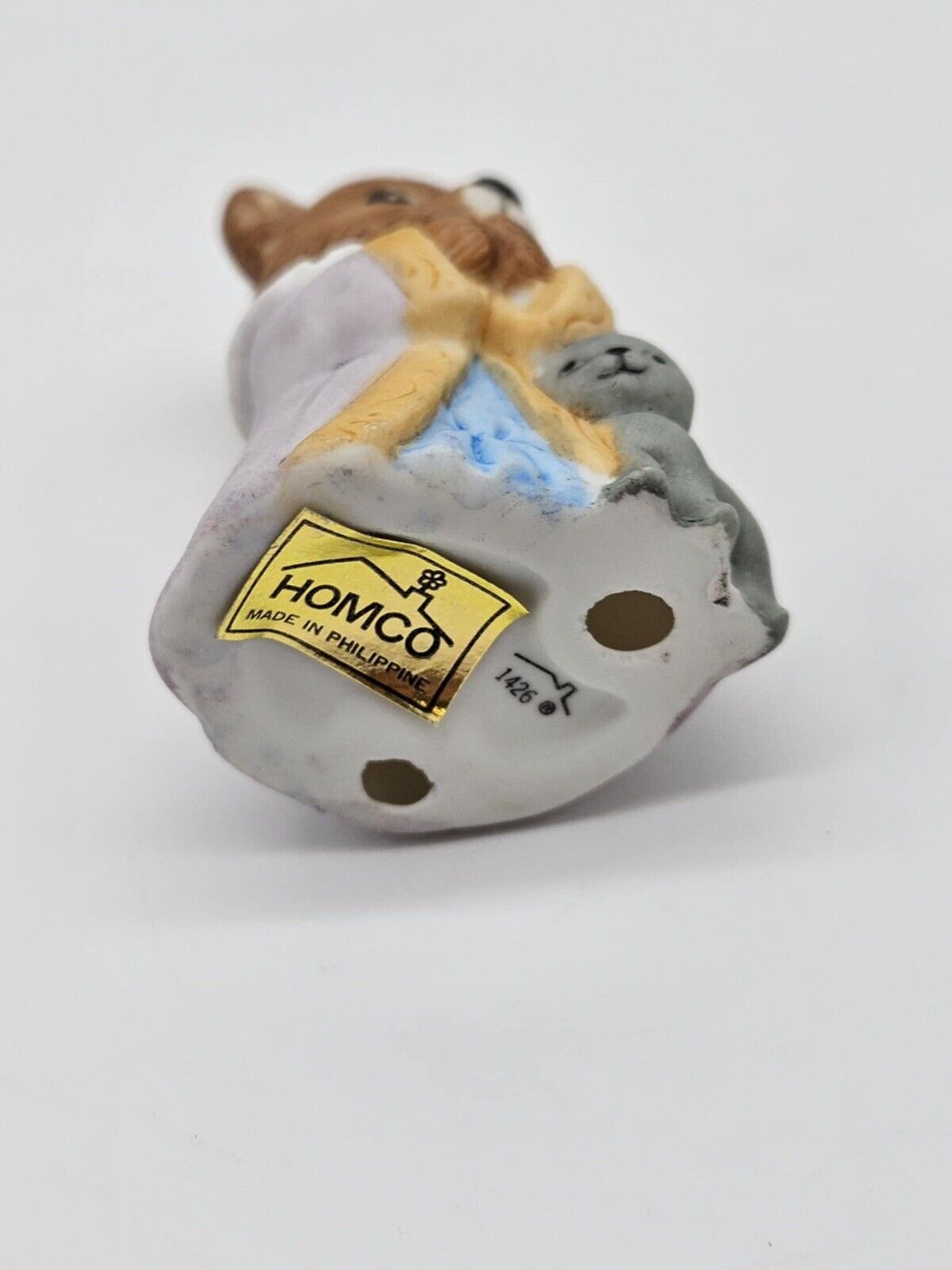 HOMCO Halloween Bear Little Princess Girl With Cat #1426