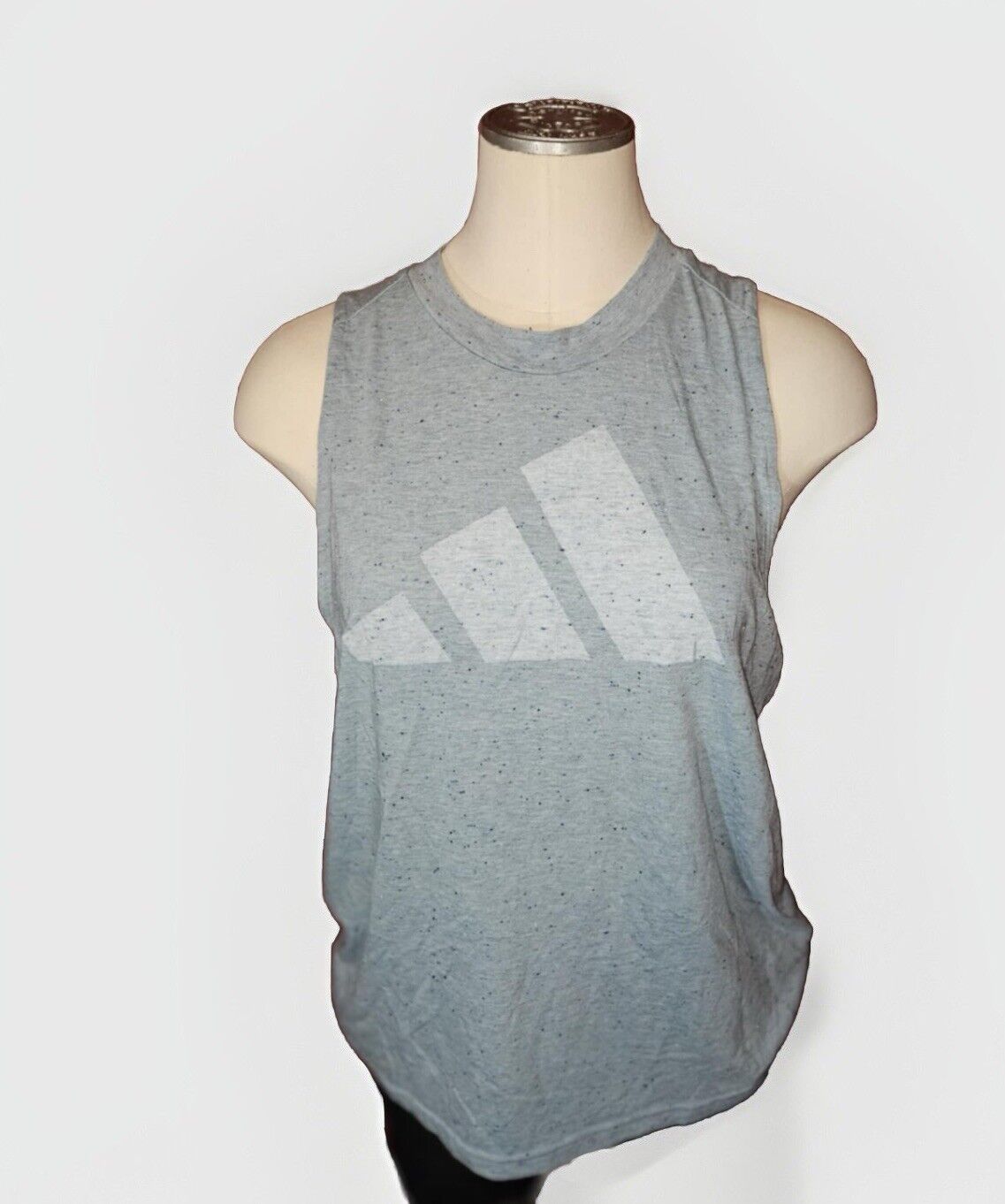 Adidas Women's Ultimate Tank Top, Baby Blue, Melange Material ~ Sz M