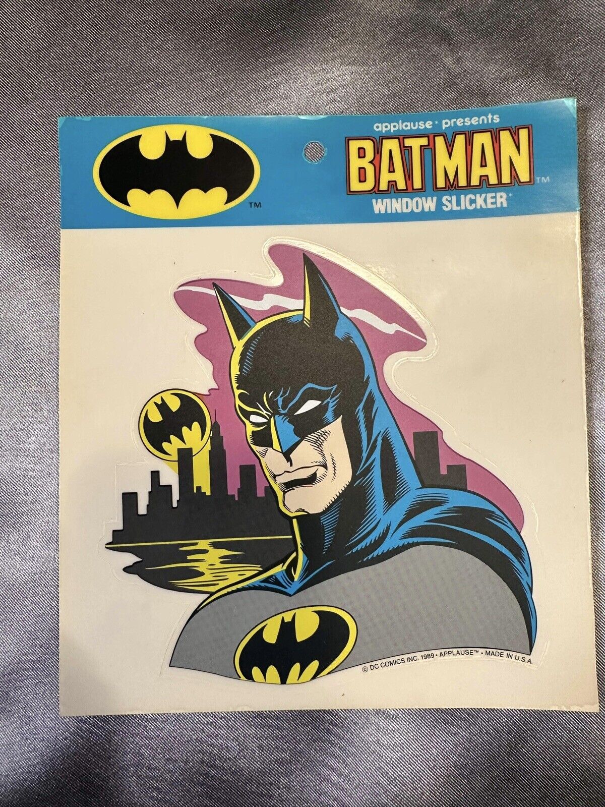 *NEW* Batman 1980s Window Slicker Cling Stickers By Applause (Lot Of 10) TNO QCC