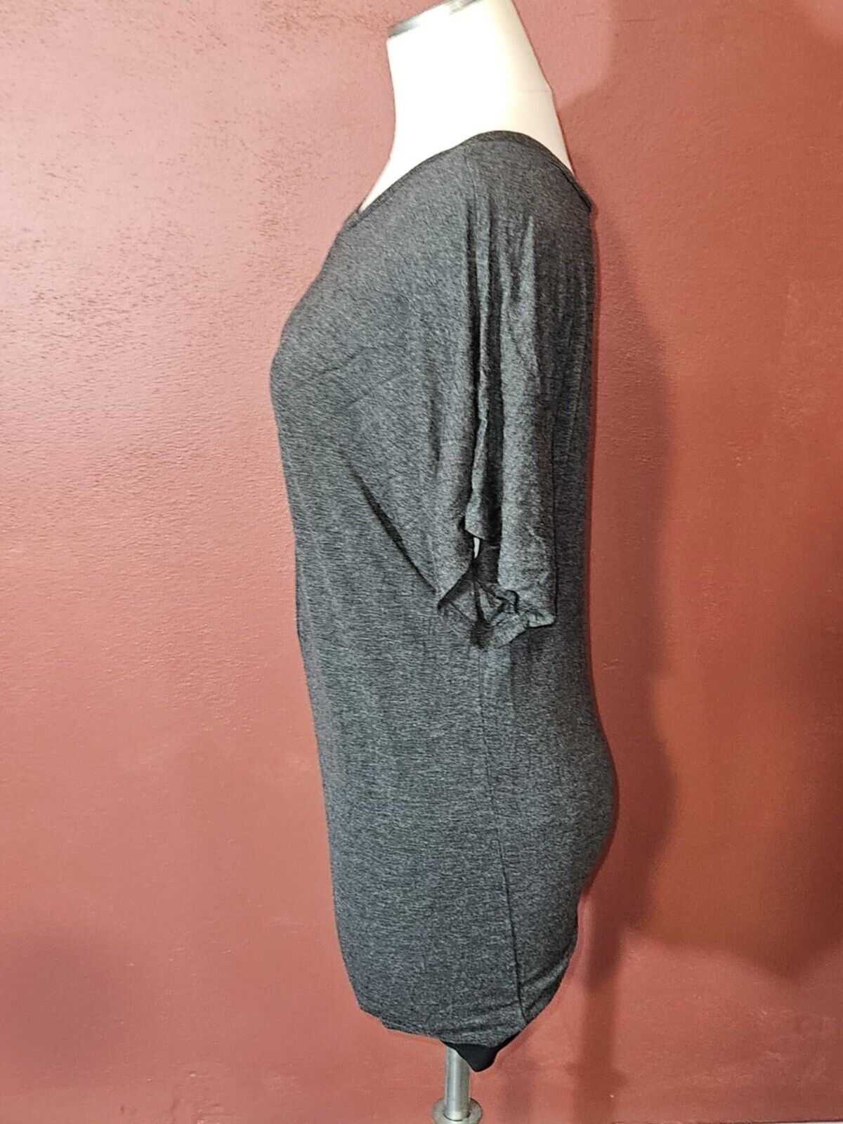 Free To Live Women’s Lightweight Short Sleeve Waistline Tunic Size S WCLTH