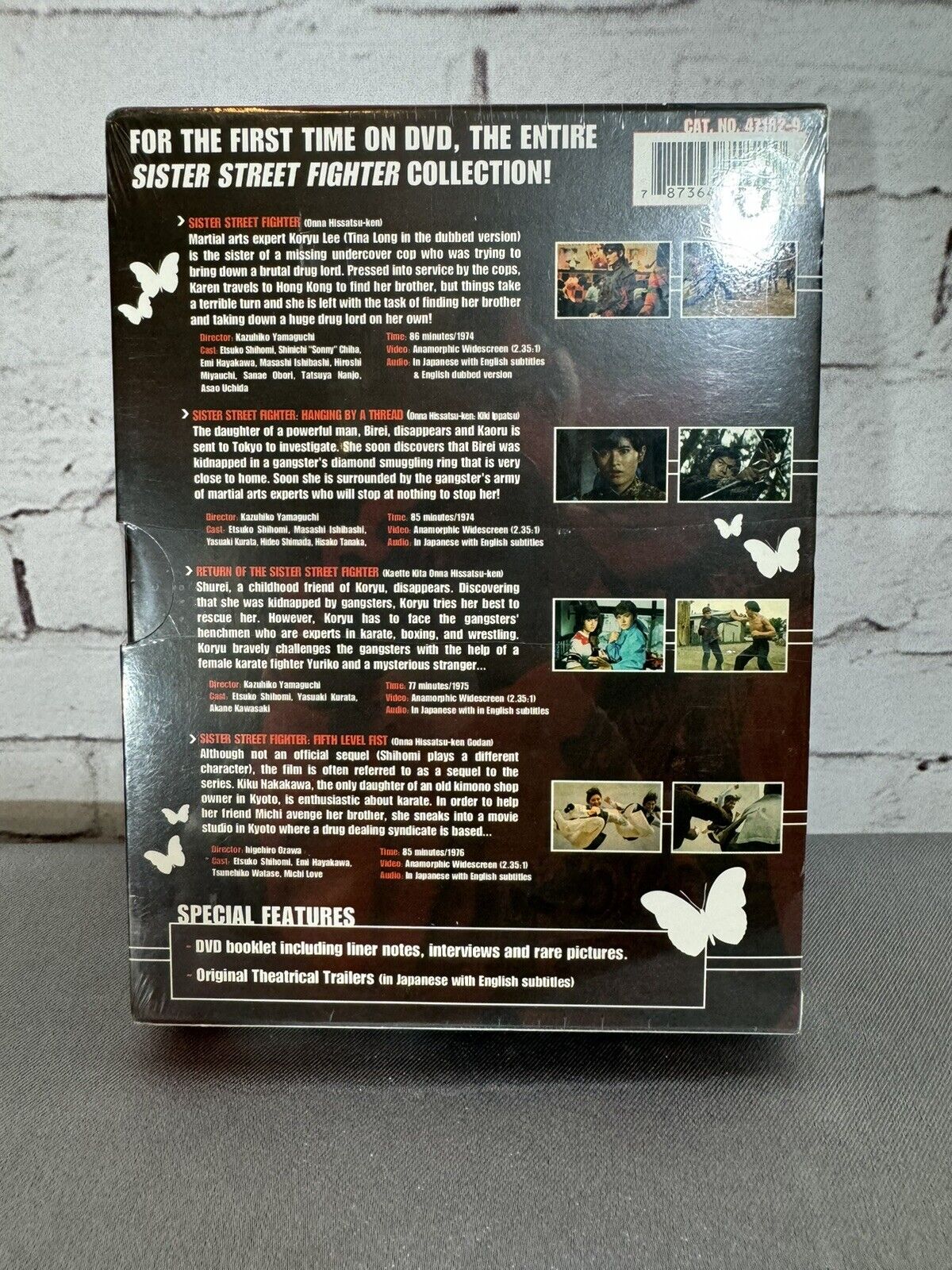 Sister Street Fighter Collection DVD Set Etsuko Shihomi Sonny Chiba NIP MISC