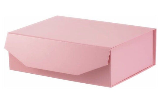 6 Gift Boxes 13.5X9X4.1 Large Gift Boxes w/ Magnetic Closer ~ Glossy Pink