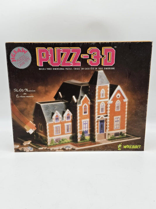 Vintage Wrebbit Puzz3D  The Old Mansion