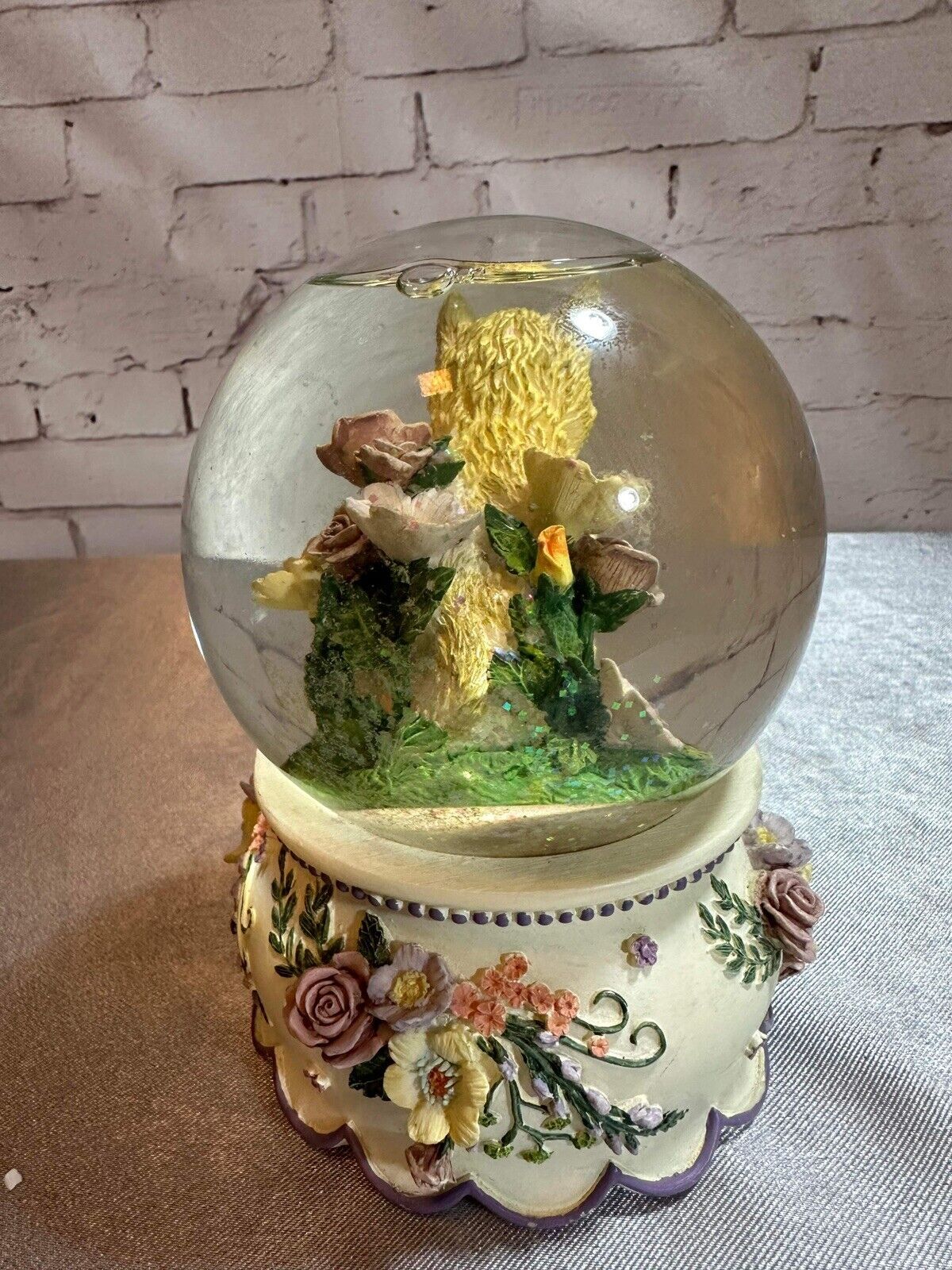 MUSICAL "YOU ARE MY SUNSHINE" CAT SNOW GLOBE - WESTLAND VFG