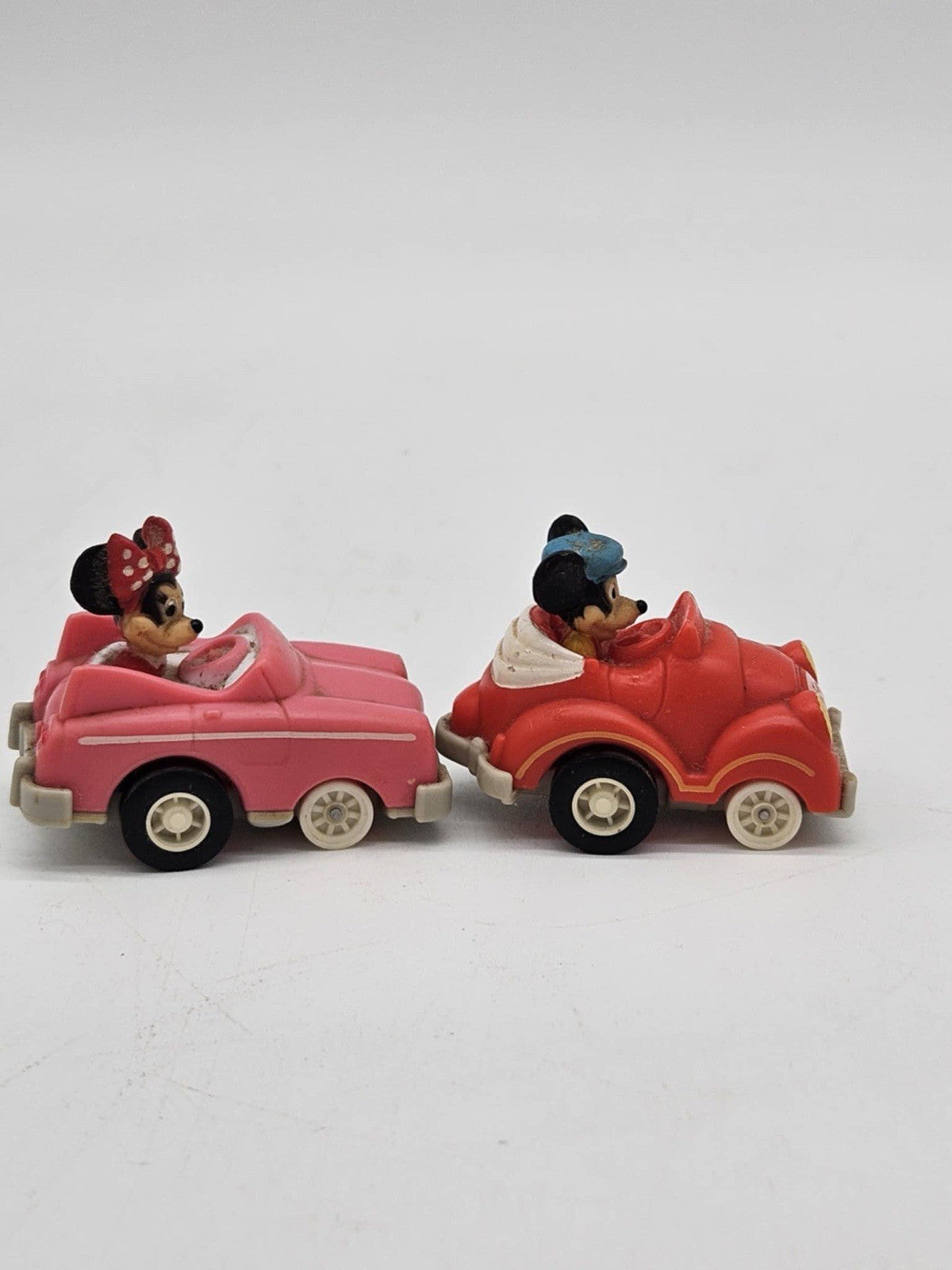 1988 Lot of 2 Mickey's Birthday Land Pull Back Happy Meal Disney McDonalds 1988
