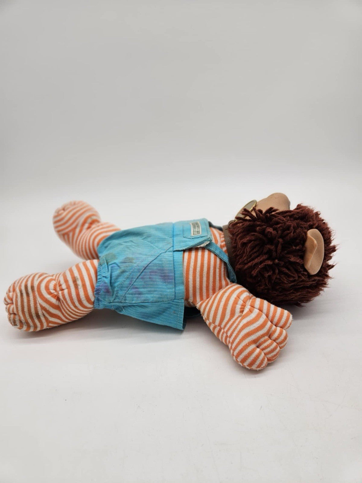 Cabbage Patch Kids CPK Koosas Dog Doll 15” Orange Stripe Stripe Vtg 80s 1983