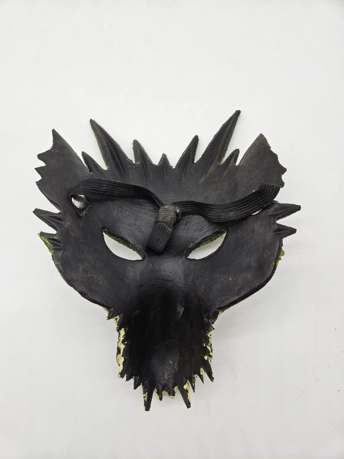 Super Soft Kids Dragon Half Mask Green