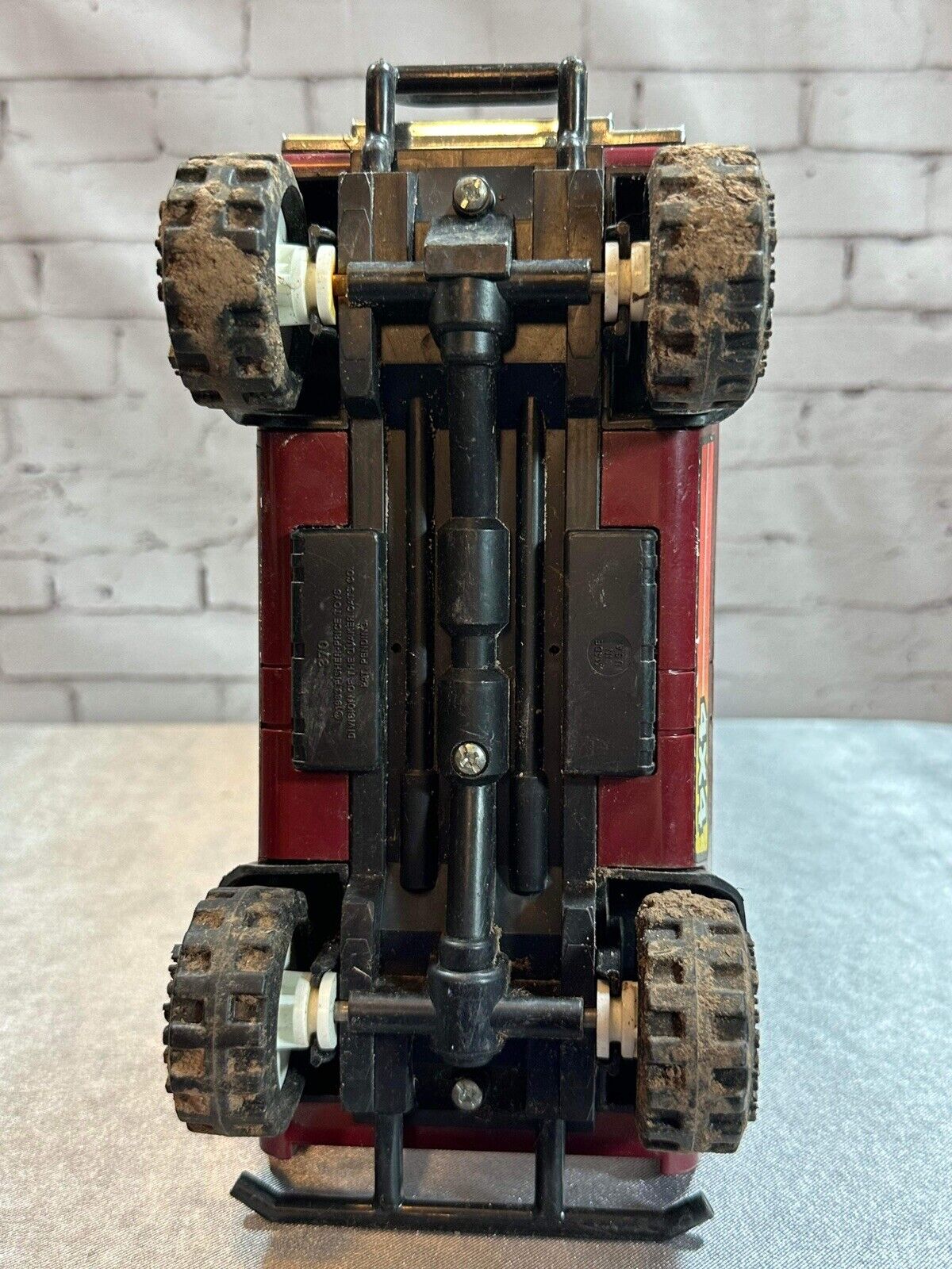 Trail Boss 4x4 truck with roll bar and lights 1983 Fisher Price 10 inch VTY