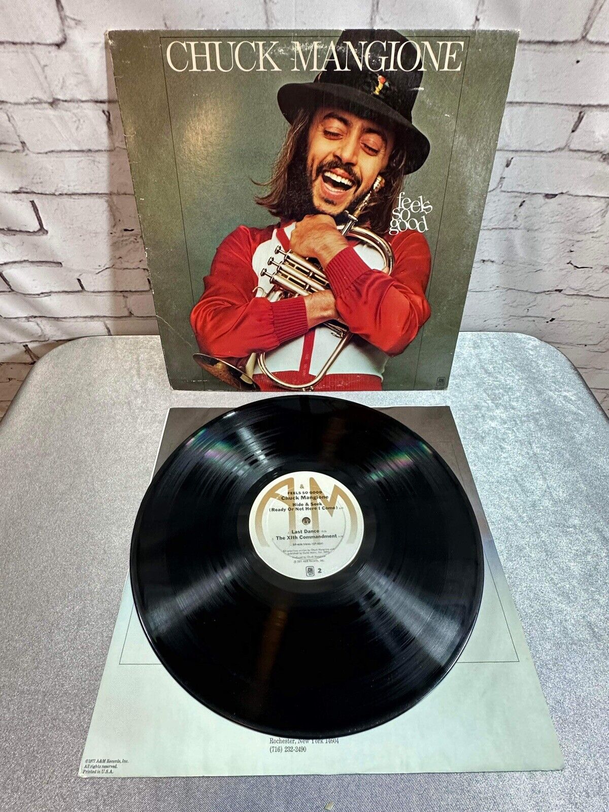 Original 1977 Chuck Mangione "Feels So Good" Vinyl Record