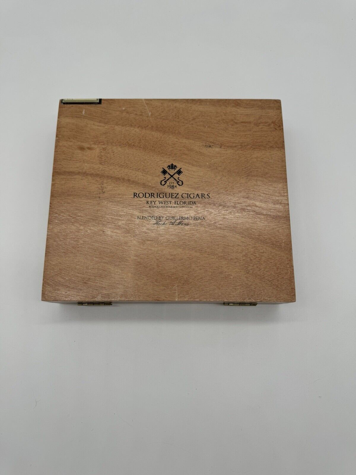 Vintage Wood Rodriguez CubanCigar Box