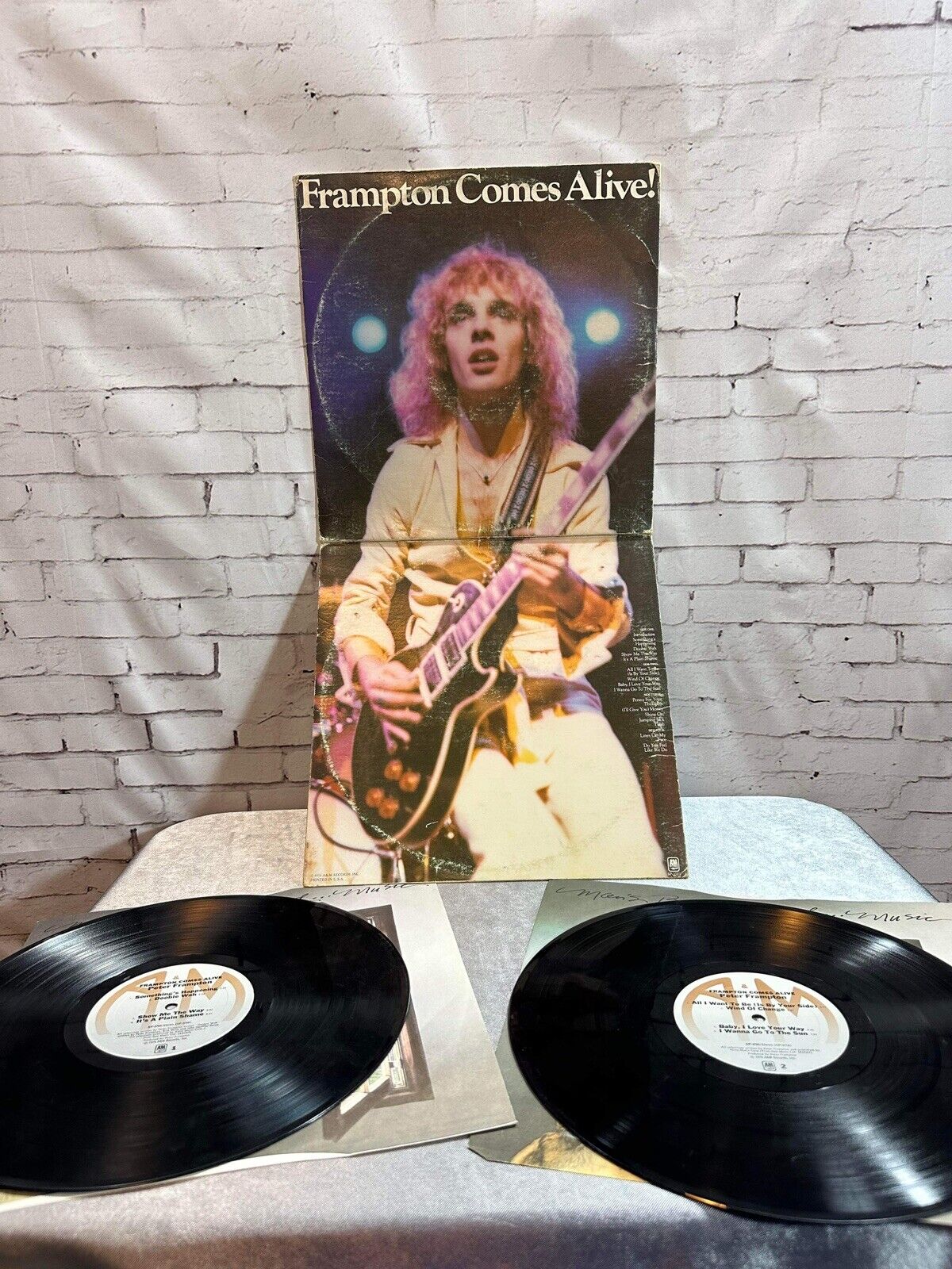 Peter Frampton Comes Alive! ORIGINAL 1976 2 LP Vinyl Records