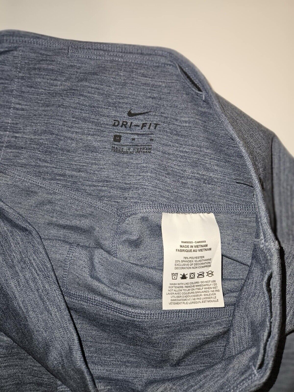 Nike One Women's DRI-FIT Leggings in Gray/Blue ~ Sz M