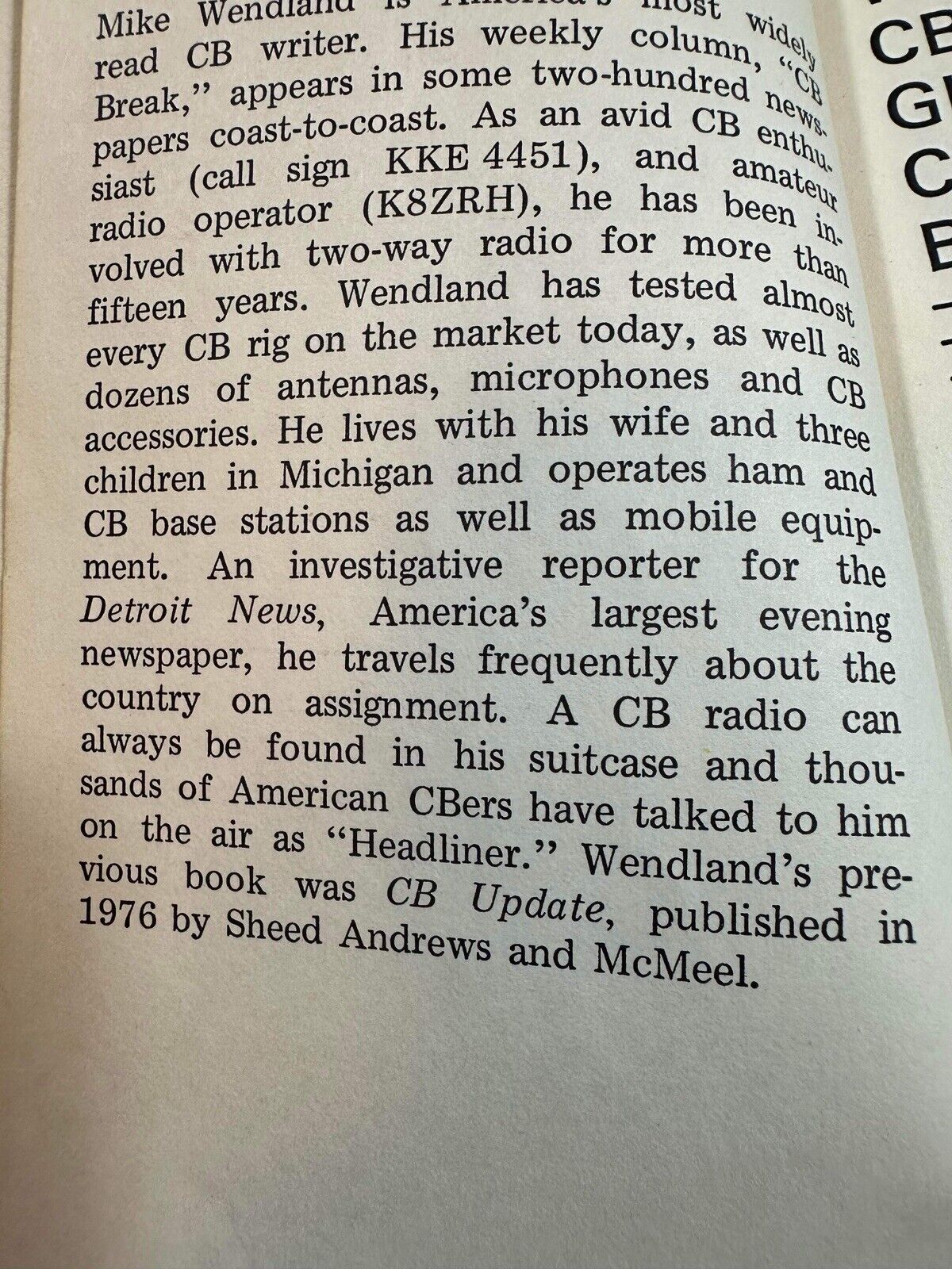The Wendland CB Glove Compartment Bible VBKS