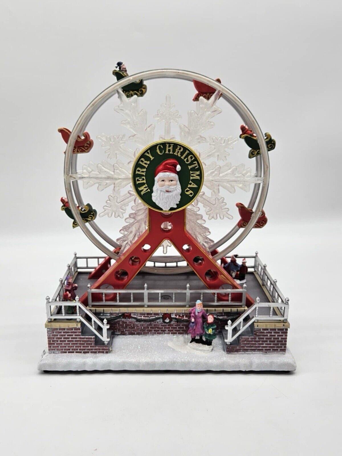 Christmas Enchanted Forest Santa Ferris Wheel Village Light-Up Carnival Ride