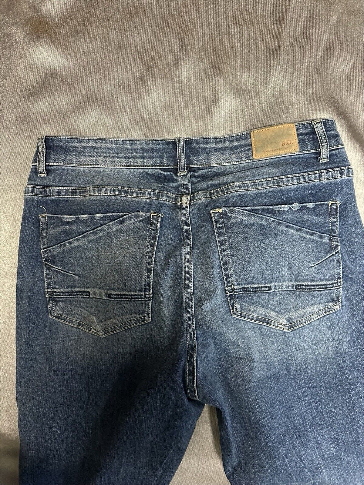 BKE Womens Jeans Sz 32 Payton Ankle Skinny Distressed WCLTH 001