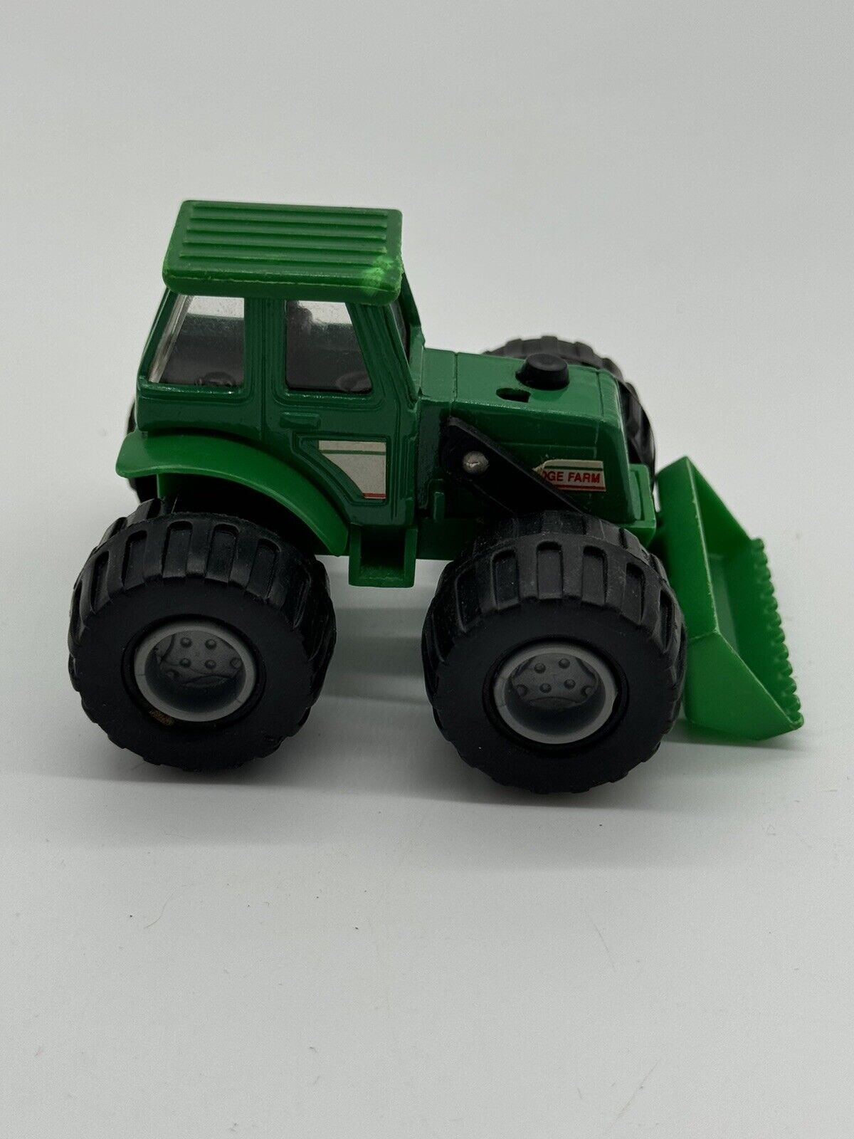 2003 Plastic Soma Mighty Wheels Blue Ridge Farm Green Tractor Toy 005