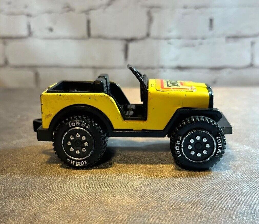 Vintage 1979 Tonka yellow CJ Jeep VTY