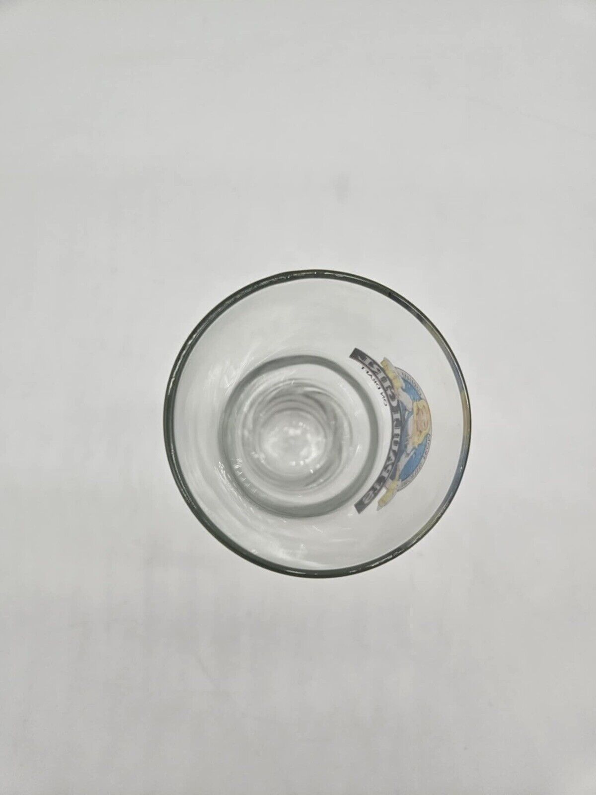 Vintage St Pauli Girl Pilsner Beer 8.5" 16 oz  Clear Glass Bremen Germany