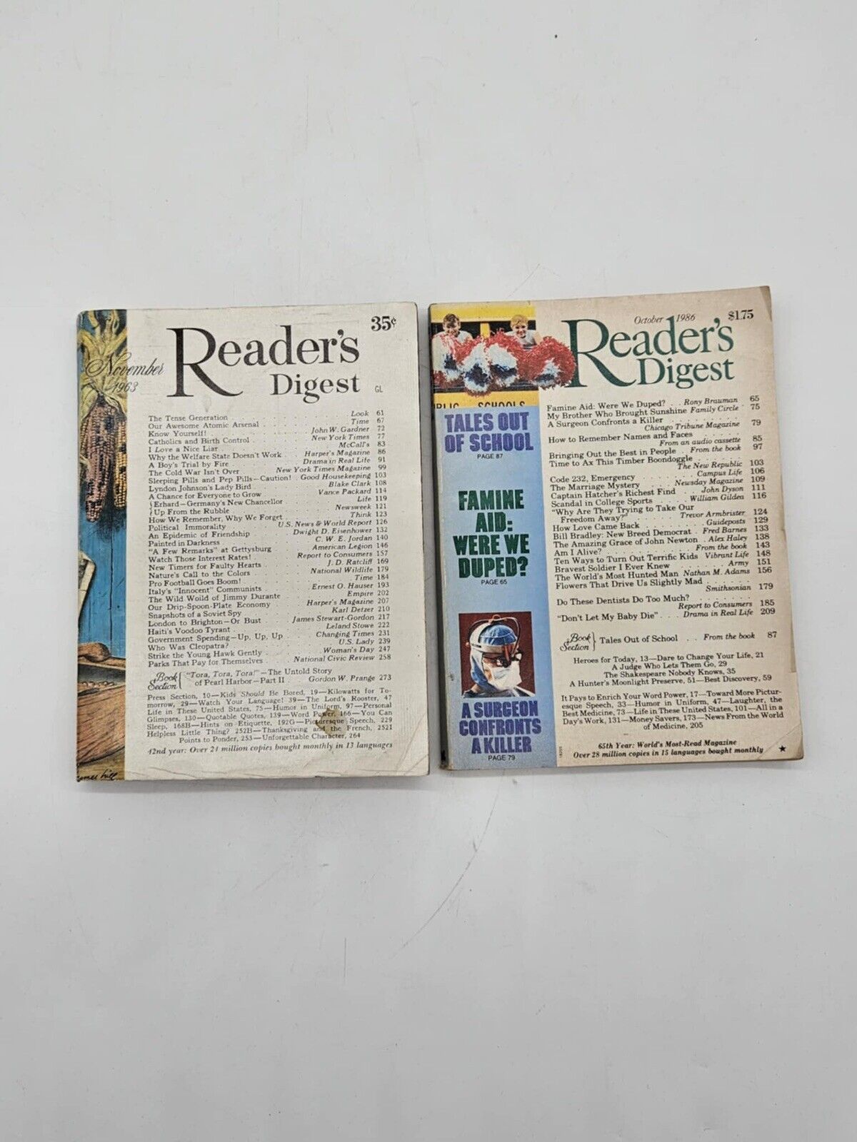 Vintage Readers Digest October 1986 Softcover