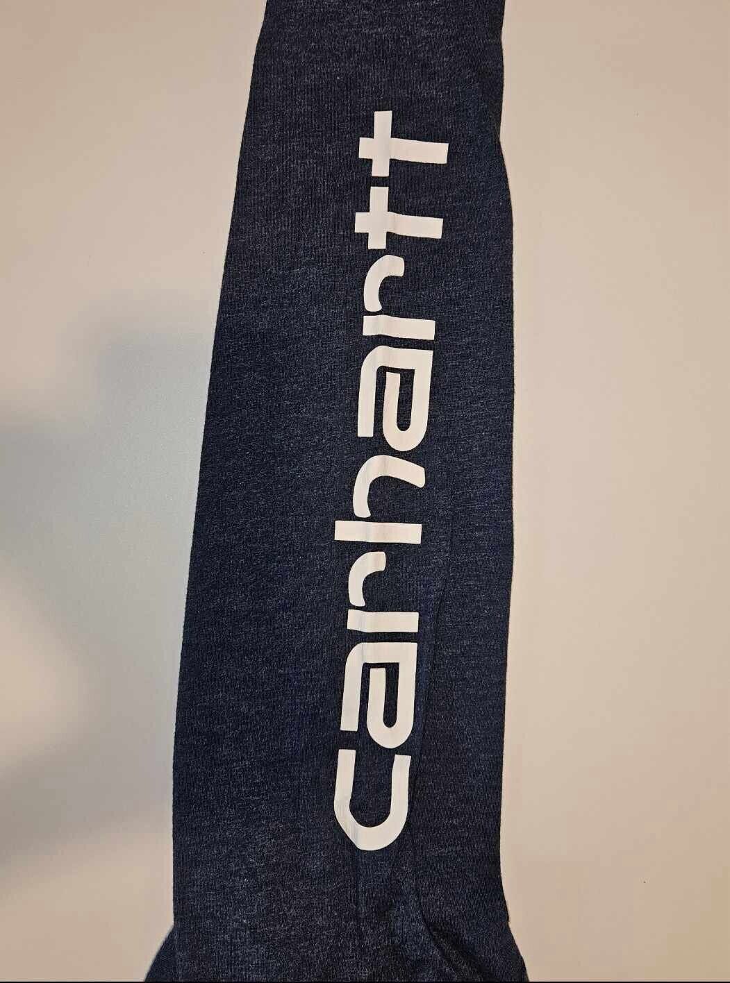 Carhartt  Original Fit Long Sleeve T-Shirt Men’s Navy Color ~ Sz Large