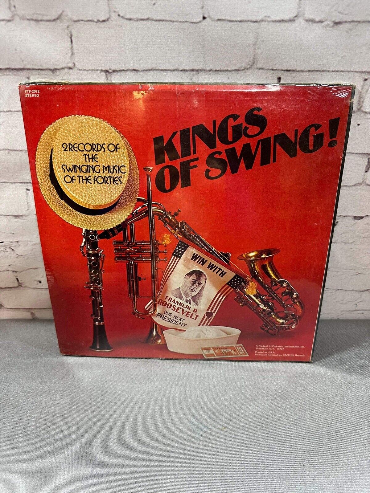 Kings Of Swing Compilation 12” Vintage Vinyl LP -Pickwick PTP 2072 **Sealed**
