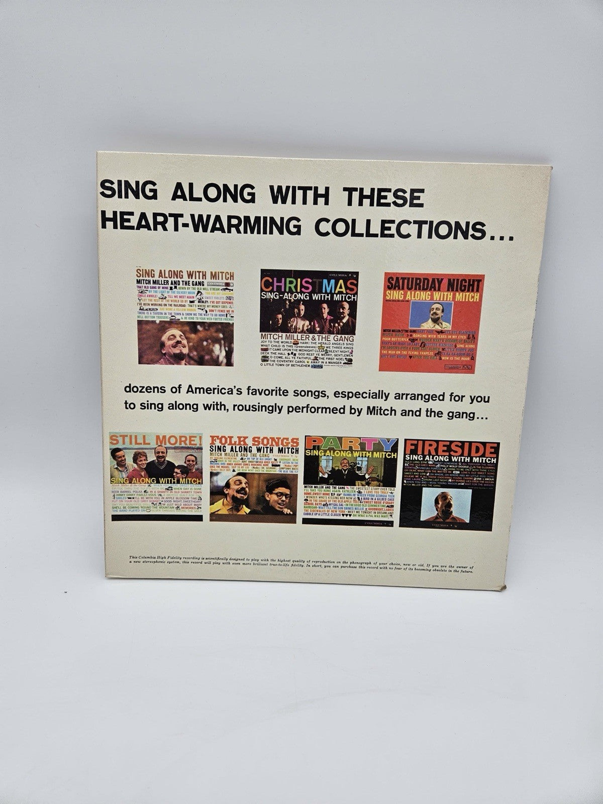 Mitch Miller & Gang: More Sing Along with Mitch. Vinyl Record LP Album. CL 1243.