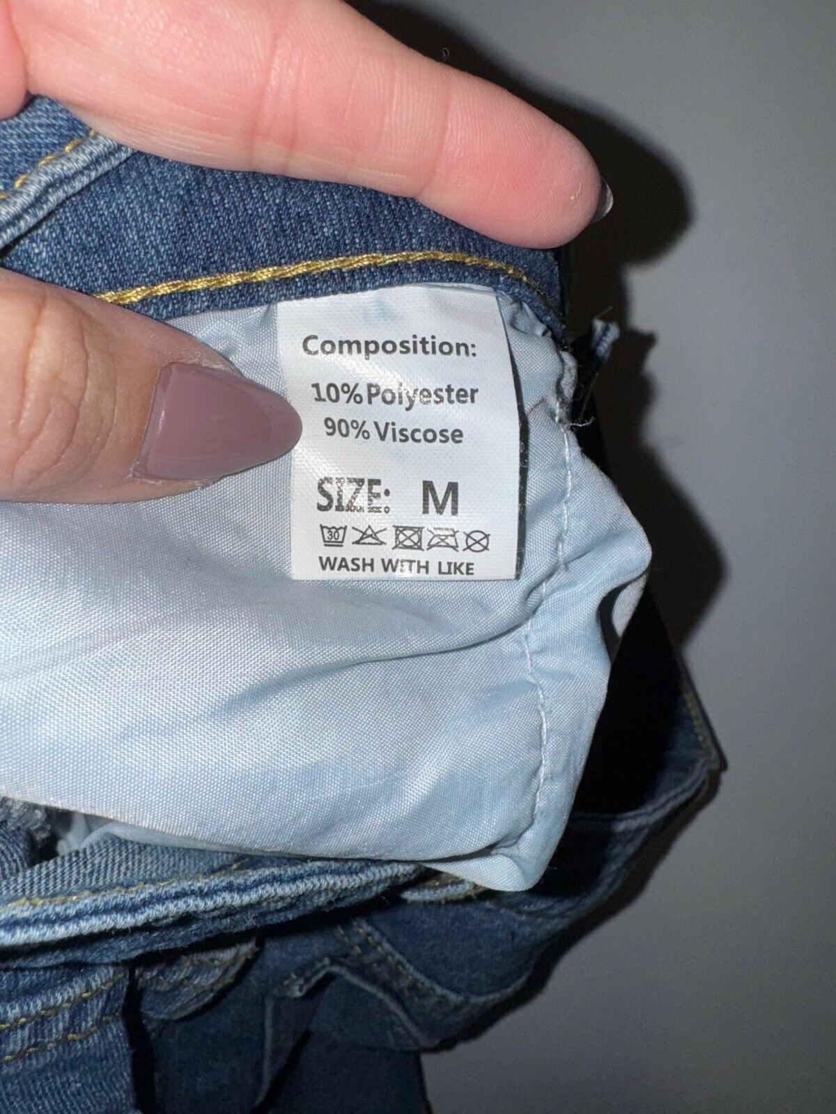 Girls/Womans Jr **Anime** Print Loose Fit Strait Leg Casual Jeans ~ Sz M