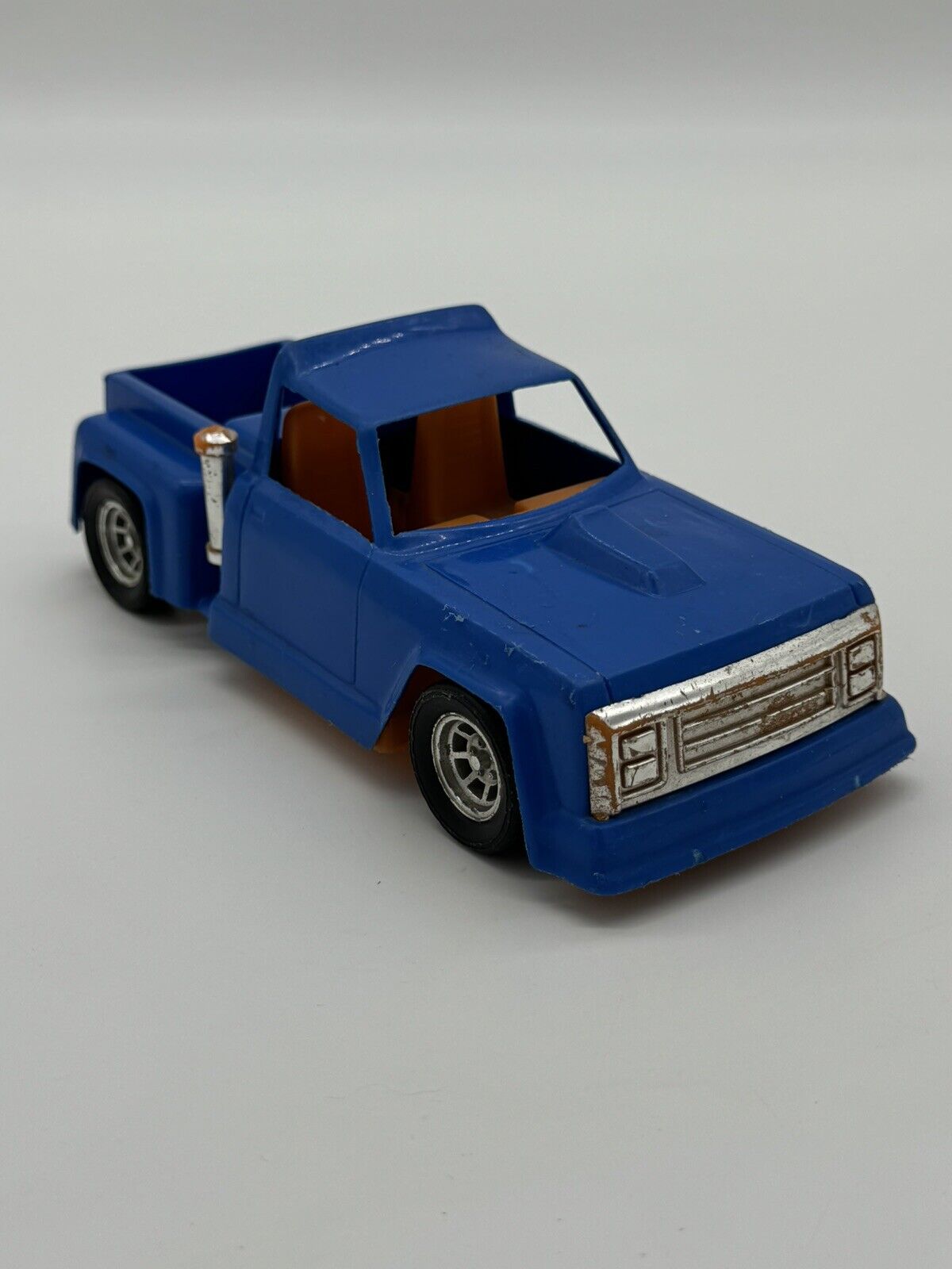 VINTAGE PLASTIC TOY CAR TESTOR TOYS SERIES 1025 ROCKFORD IL  PICKUP TRUCK 005