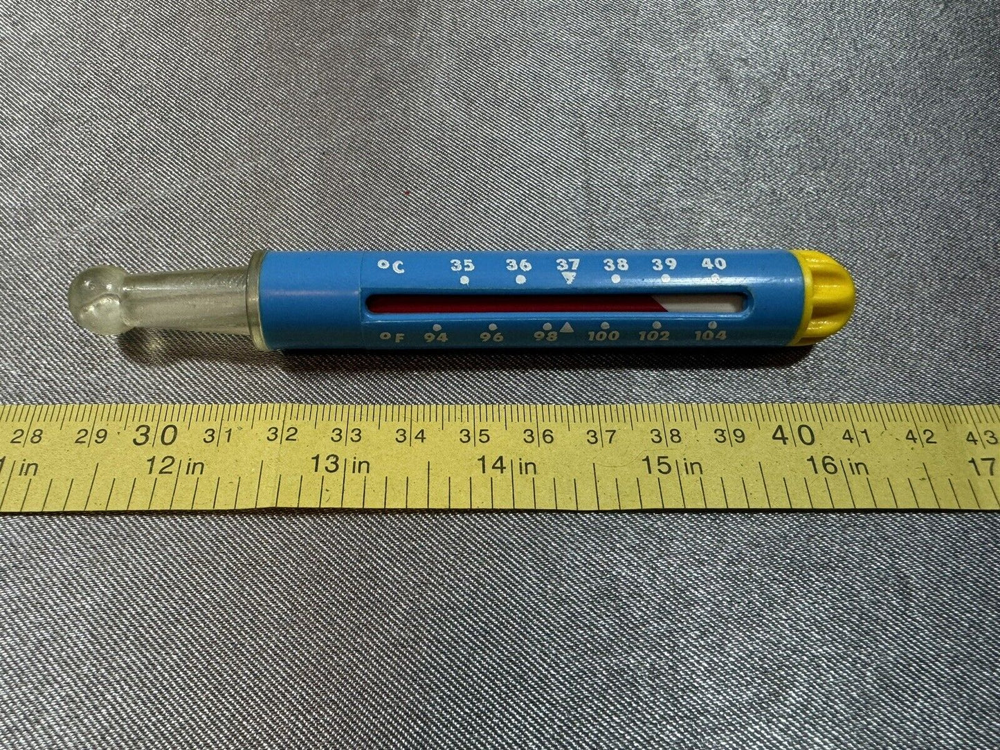 Vintage Fisher Price THERMOMETER Medical Kit Replacement Part Pretend Toy 005