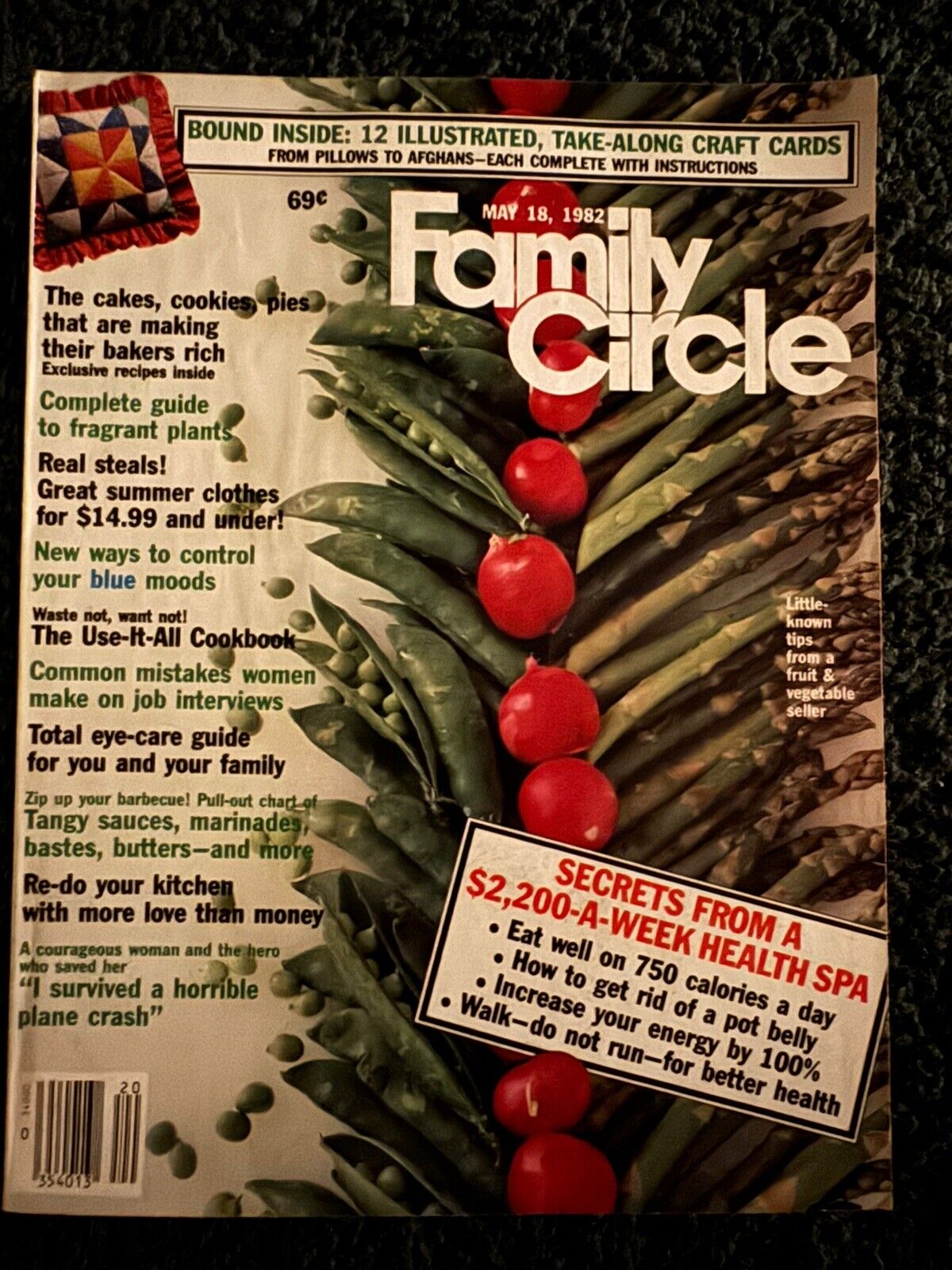 Family Circle magazine lot - Early 1980's lot of 6 - Vintage Back Issue
