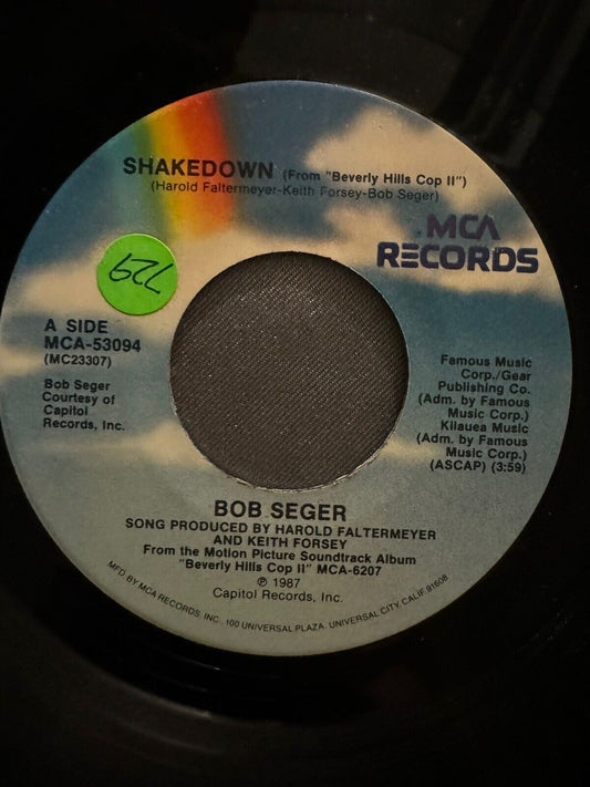BOB SEGER  7" 45 RPM "Shakedown" & "The Aftermath"  VG condition