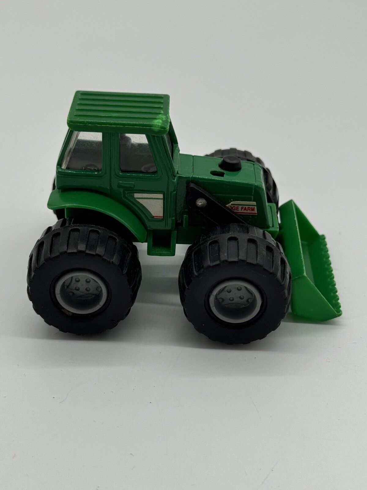 2003 Plastic Soma Mighty Wheels Blue Ridge Farm Green Tractor Toy 005