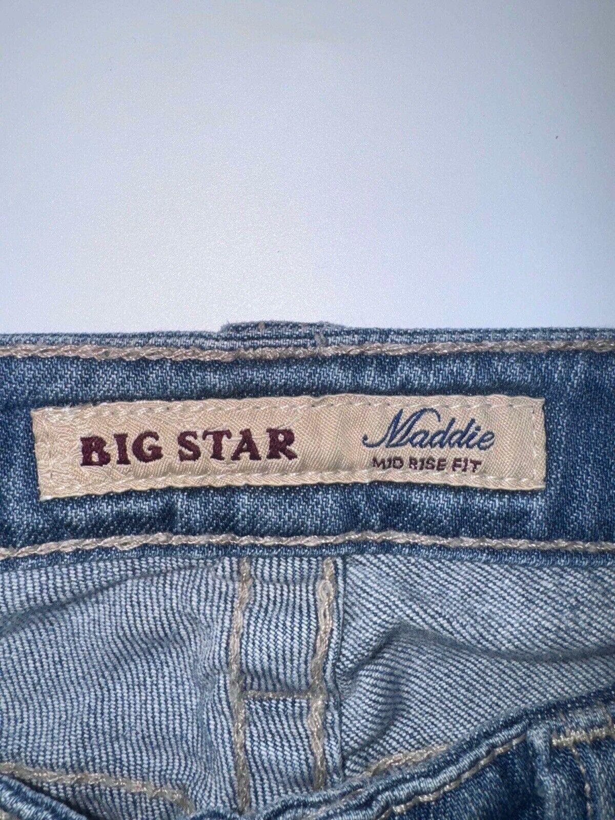 Big Star Maddie Jeans Mid Rise Boot Cut Women’s Size 29XL Xtra Long