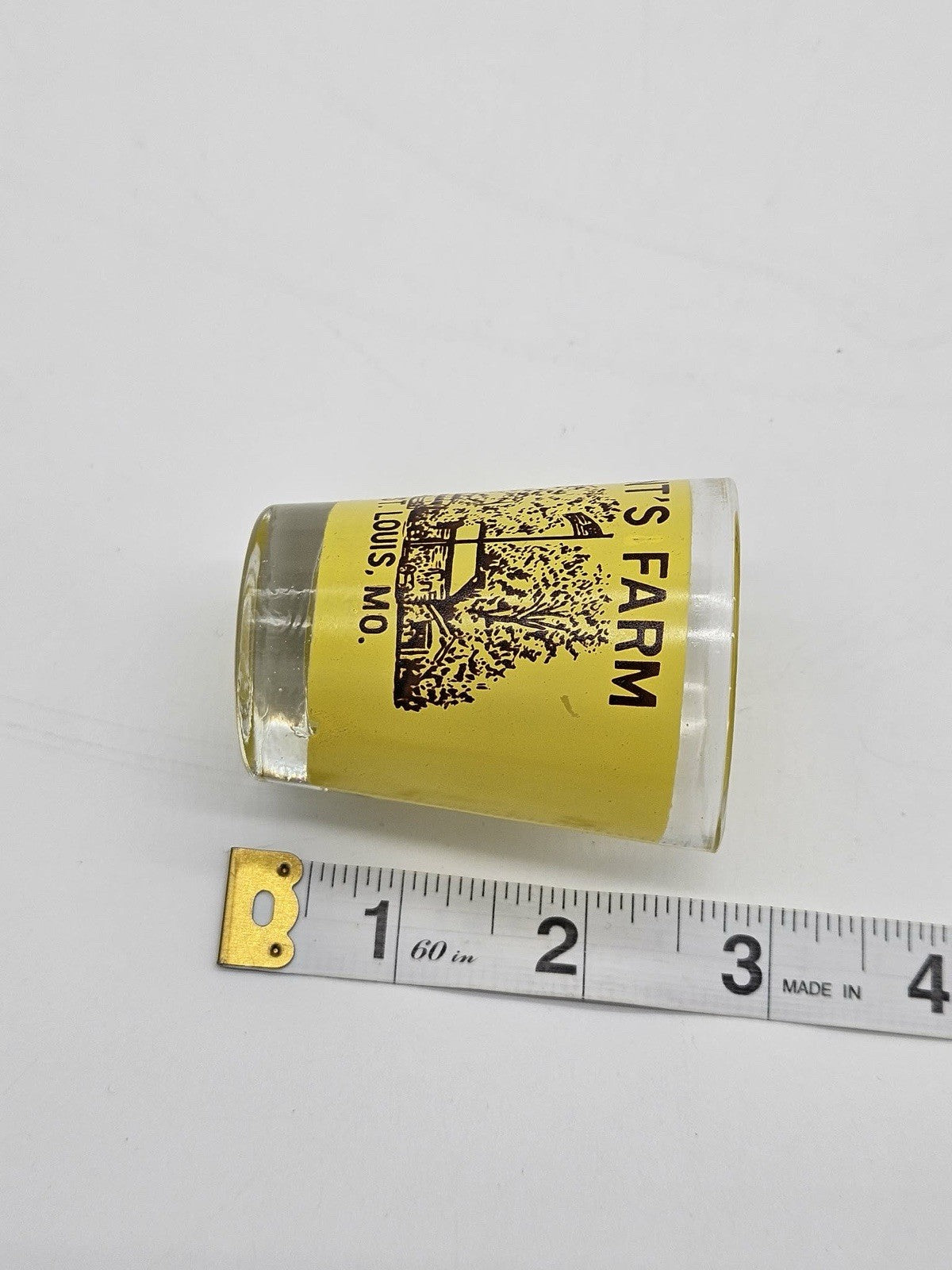 Grant’s Farm St Louis Missouri Yellow Souvenir Shot Glass