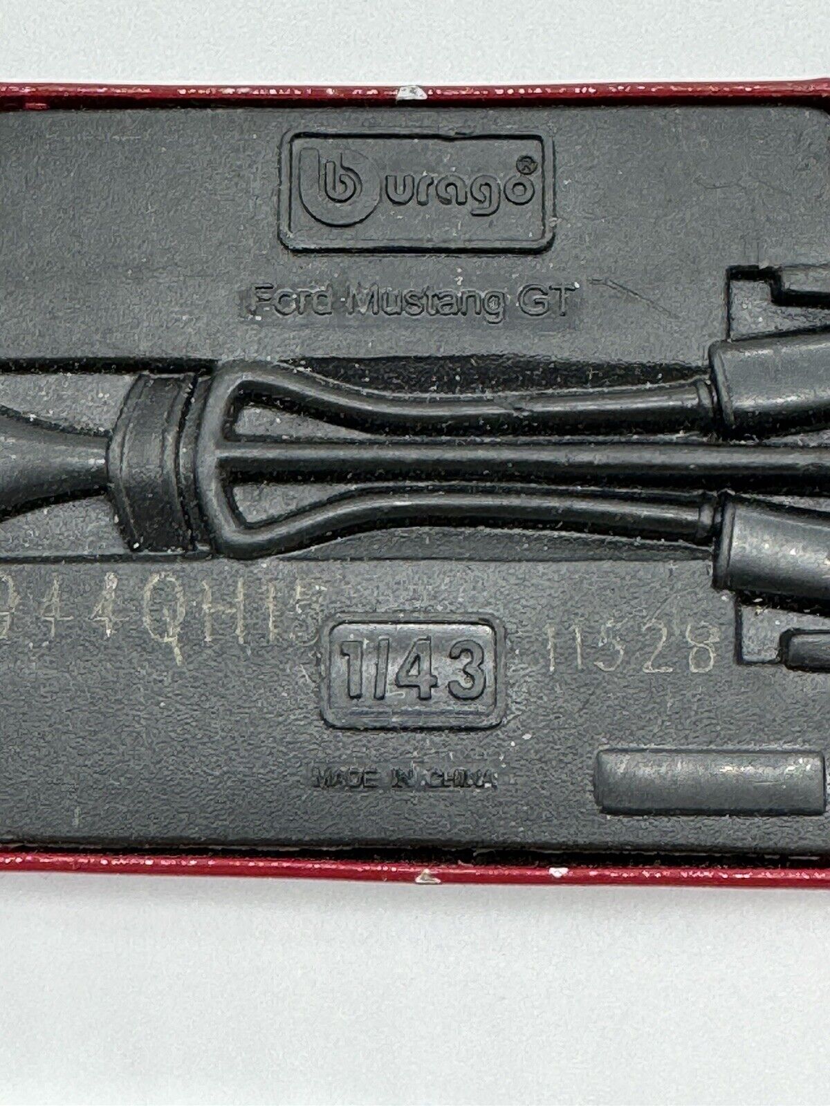 Burago  Red Ford Mustang GT Fastback 1:43 Scale Diecast