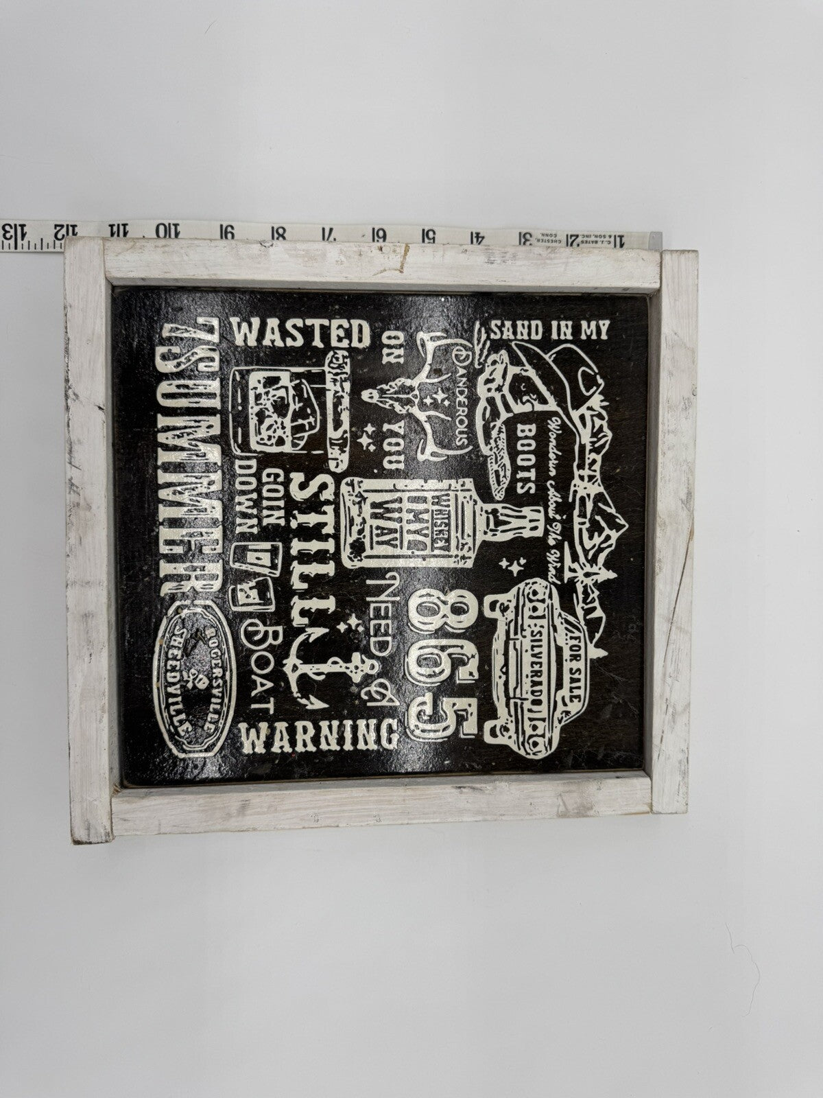 Morgan Wallen “WASTED ON WALLEN” Wooden Home Decor