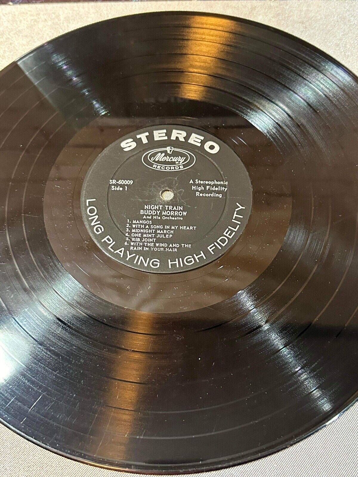 Buddy Morrow & Orchestra – Night Train | Mercury SR-60009 Vinyl LP Record 1959