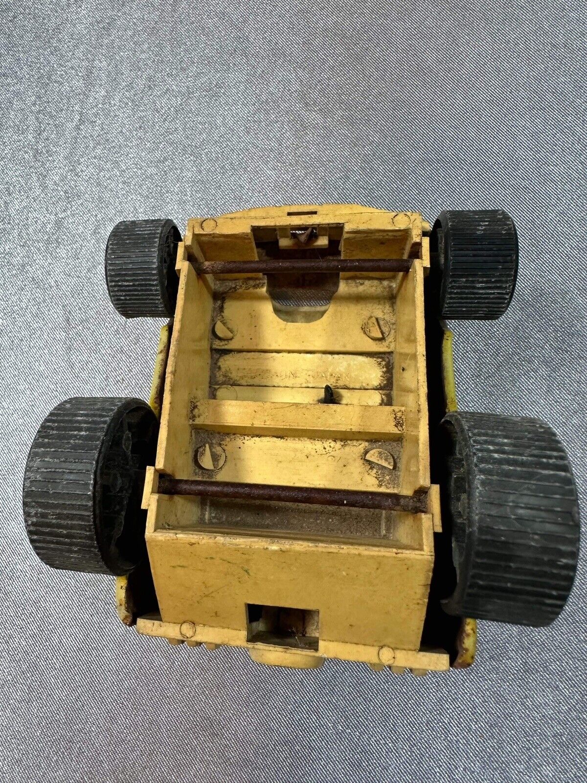 Vintage Yellow Tonka Car Die Cast 3 inch VTY 003